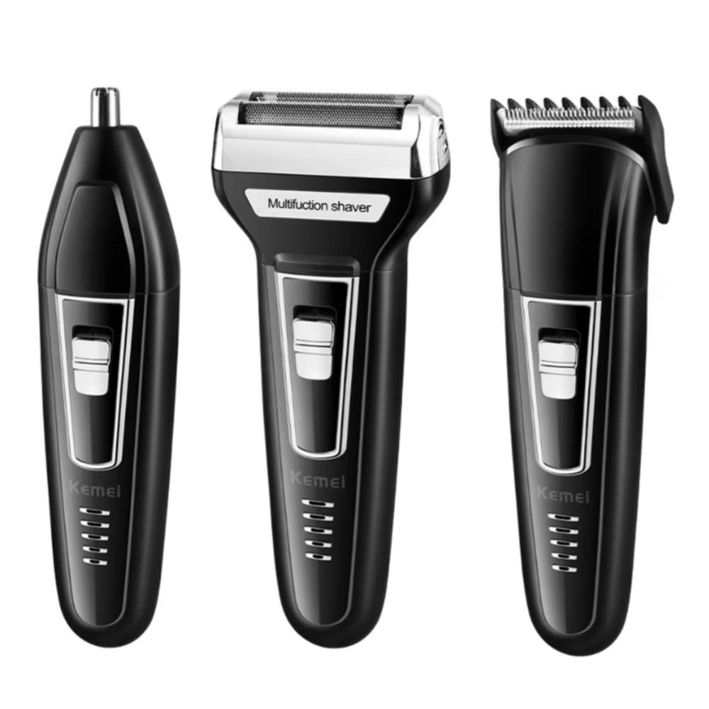 3In1 kit Electric Shaver Beard Trimmer Shaving Machine For Men Shaver Rechargeable Electric Razor Nose Hair Trimmer For Men